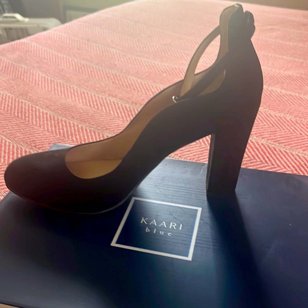 Size 8.5 black suede